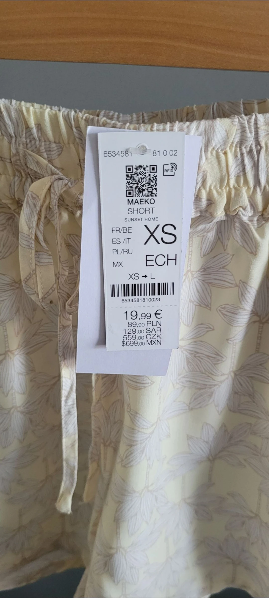 Short homewear Etam Talla XS – photo 2